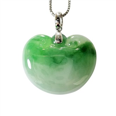 冰糯翠綠元寶如意(已售出)