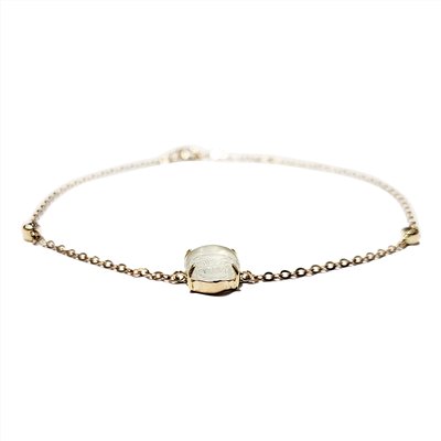 冰蟾玫瑰金手鍊 18K金