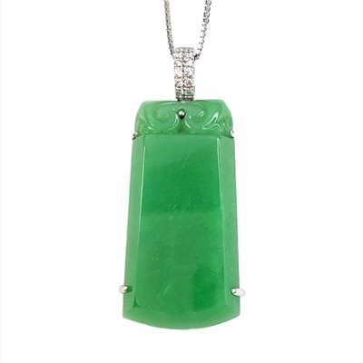 翡翠無事牌玉墜(已售出)