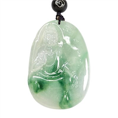 冰種帶綠自在觀音