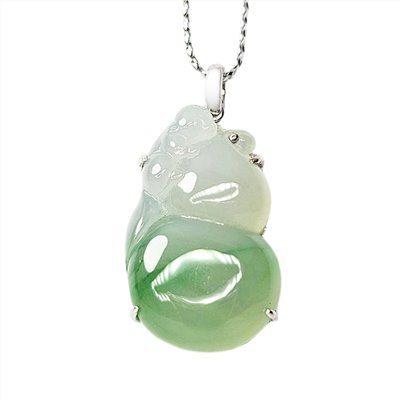 冰芙蓉福祿猴玉墜