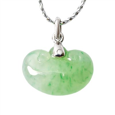 冰綠小元寶如意墜