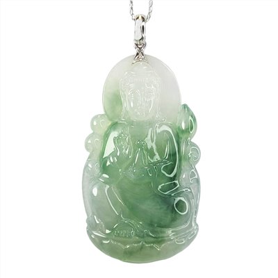 冰芙蓉觀音玉墜(已售出)