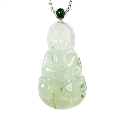 冰芙蓉觀音玉墜(已售出)