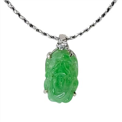 翡翠小貔貅玉墜