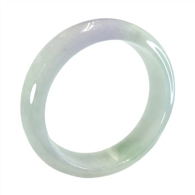 春帶彩寬版玉鐲 18.3圍