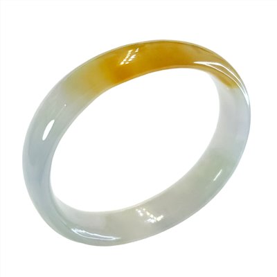 冰種蜜糖貴妃扁鐲 18圍