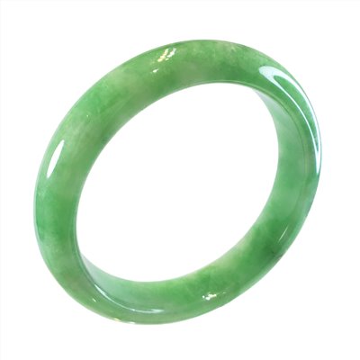翡翠蘋果綠玉鐲 18.5圍 平安鐲(已售出)