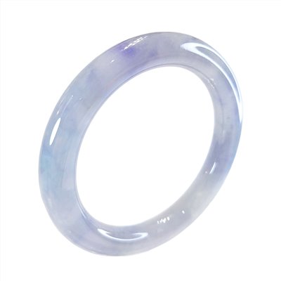 冰紫翡圓骨玉鐲 18.5圍