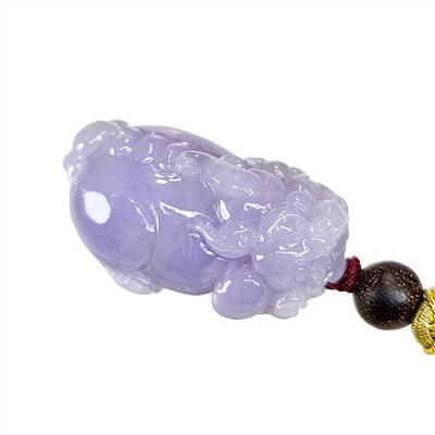 紫羅蘭貔貅把玩掛件 贈精美掛繩乙入
