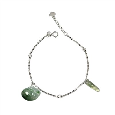 胡蘿蔔與兔子K金手鍊 18K(已售出)