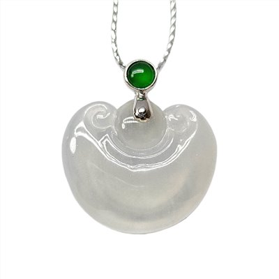 冰種元寶如意玉墜