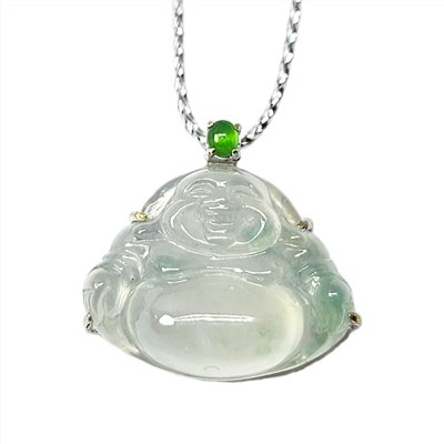 高冰起瑩小彌勒玉墜