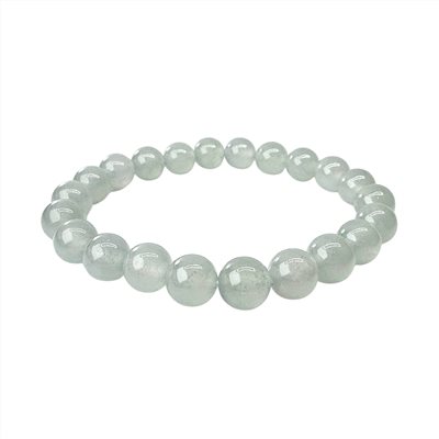 高冰翡翠圓珠手鍊 約8mm