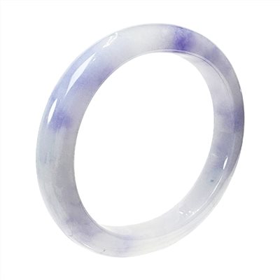 冰糯紫玉玉鐲 貴妃鐲 約16.8圍