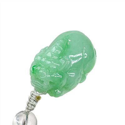 翡翠蘋果綠富貴貔貅 